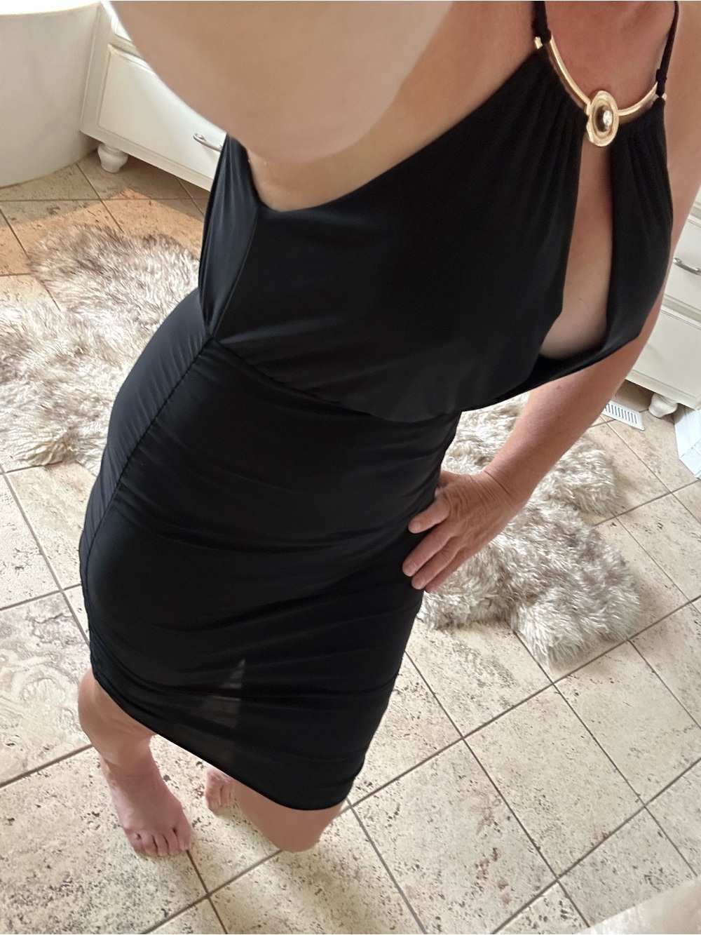 Sabora back out nwot dress